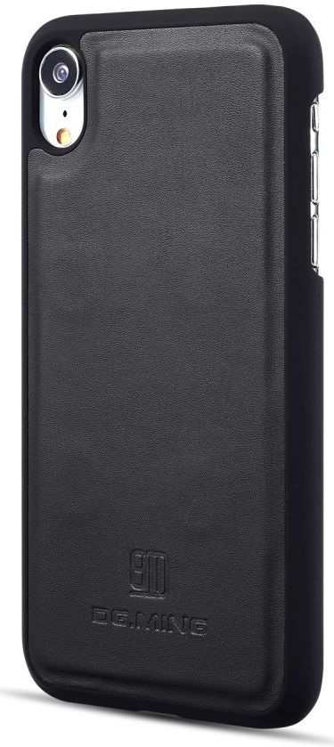 Apple iPhone XR Leren 2-in-1 Bookcase en Back Cover Hoesje Zwart afbeelding 11