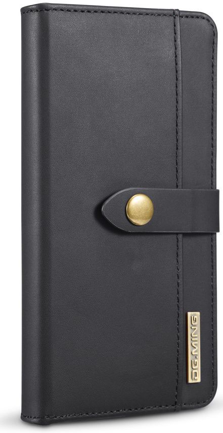 Apple iPhone XR Leren 2-in-1 Bookcase en Back Cover Hoesje Zwart afbeelding 7