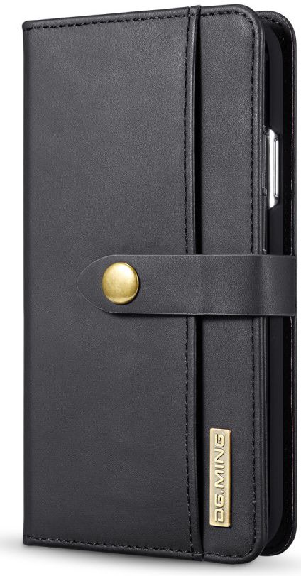 Apple iPhone XR Leren 2-in-1 Bookcase en Back Cover Hoesje Zwart afbeelding 9