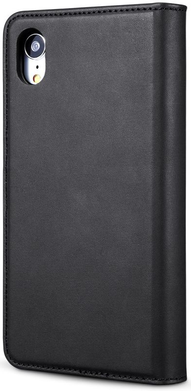 Apple iPhone XR Leren 2-in-1 Bookcase en Back Cover Hoesje Zwart afbeelding 10