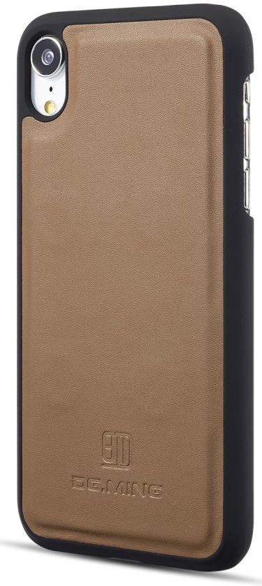 Apple iPhone XR Leren 2-in-1 Bookcase en Back Cover Hoesje Bruin afbeelding 11