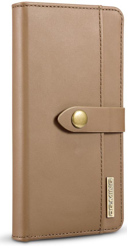 Apple iPhone XR Leren 2-in-1 Bookcase en Back Cover Hoesje Bruin afbeelding 7