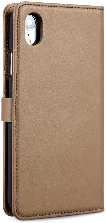 Apple iPhone XR Leren 2-in-1 Bookcase en Back Cover Hoesje Bruin afbeelding 8