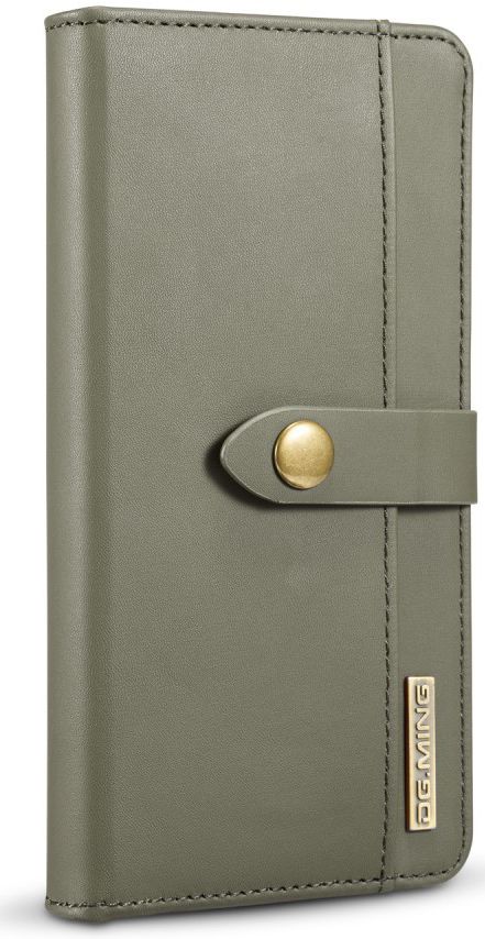 Apple iPhone XR Leren 2-in-1 Bookcase en Back Cover Hoesje Groen afbeelding 6