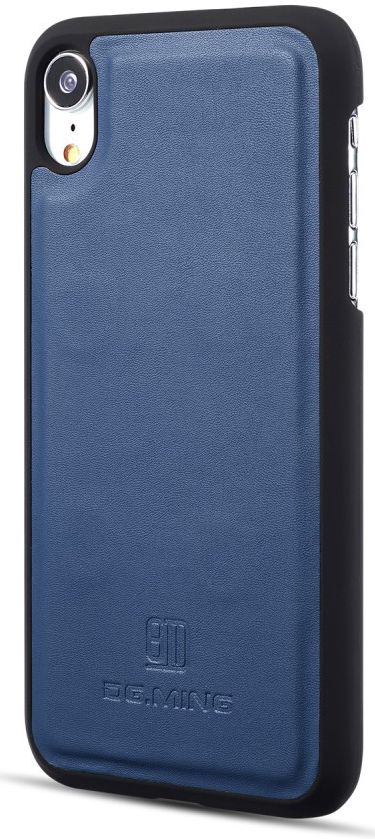 Apple iPhone XR Leren 2-in-1 Bookcase en Back Cover Hoesje Blauw afbeelding 11