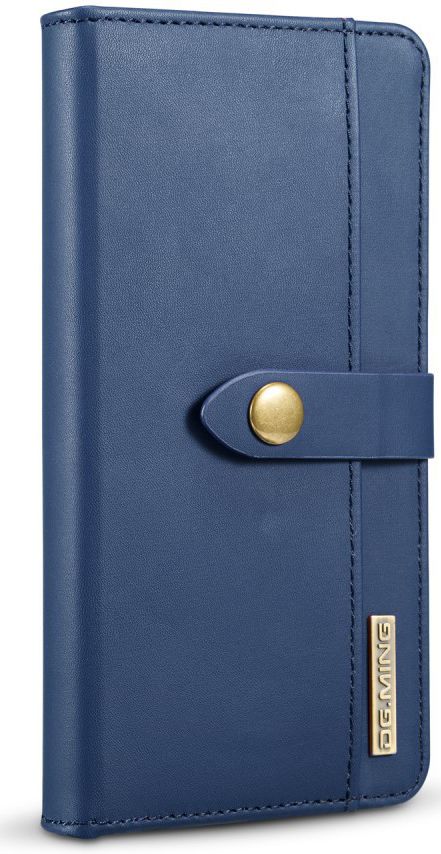 Apple iPhone XR Leren 2-in-1 Bookcase en Back Cover Hoesje Blauw afbeelding 7