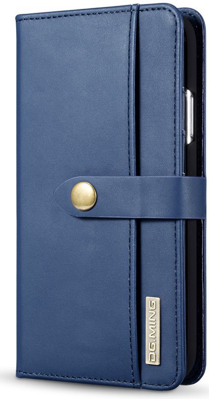Apple iPhone XR Leren 2-in-1 Bookcase en Back Cover Hoesje Blauw afbeelding 9