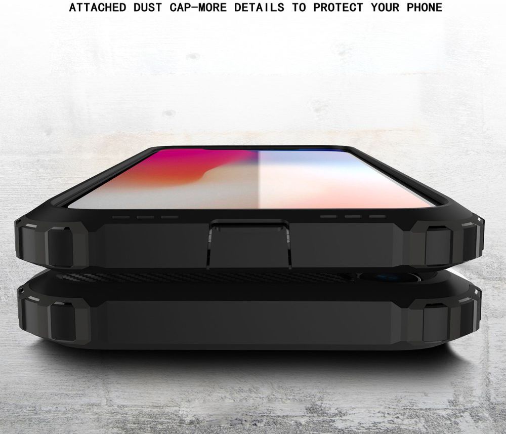 Apple IPhone XR Hoesje Shock Proof Hybride Back Cover Wit afbeelding 8