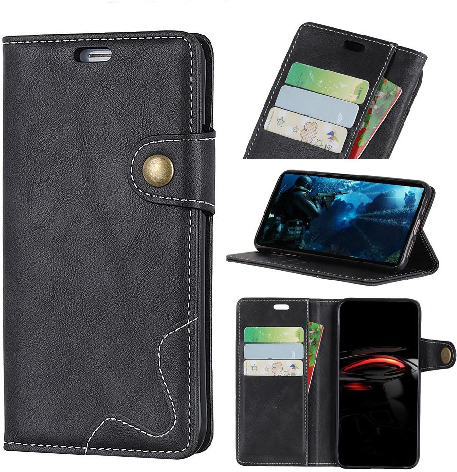 Samsung Galaxy A7 (2018) Wallet Case Zwart afbeelding 2
