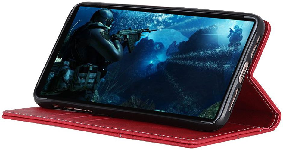 Samsung Galaxy A7 (2018) Wallet Case Rood afbeelding 4