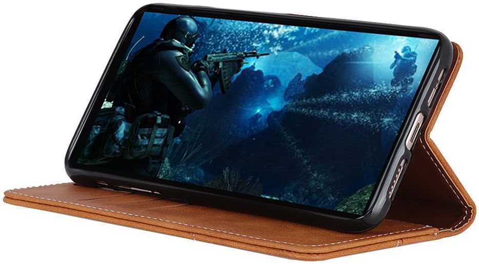 Samsung Galaxy A7 (2018) Wallet Case Bruin afbeelding 4