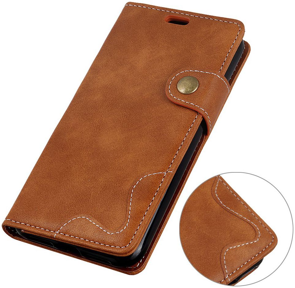 Samsung Galaxy A7 (2018) Wallet Case Bruin afbeelding 5