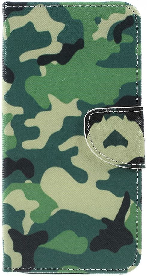 Samsung Galaxy A7 (2018) Portemonnee hoesje Camouflage afbeelding 1