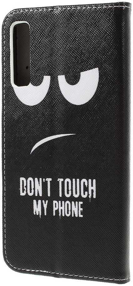 Samsung Galaxy A7 (2018) Portemonnee hoesje Dont touch my phone afbeelding 7