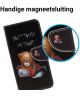 Samsung Galaxy A7 (2018) Portemonnee hoesje Angry Bear