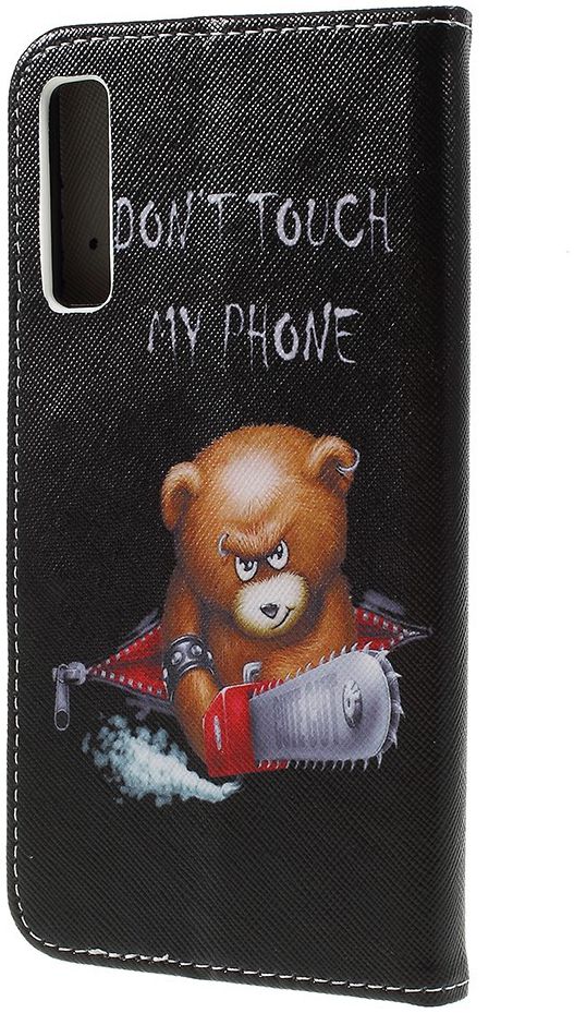 Samsung Galaxy A7 (2018) Portemonnee hoesje Angry Bear afbeelding 7