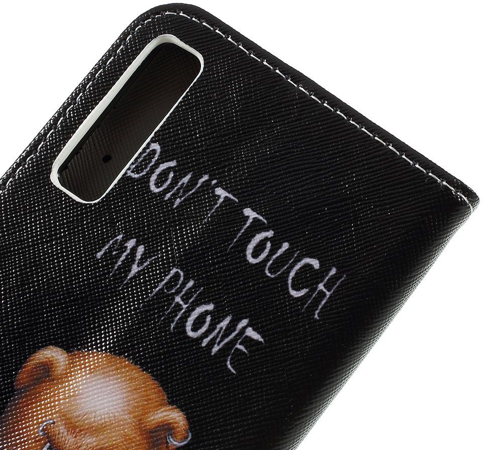 Samsung Galaxy A7 (2018) Portemonnee hoesje Angry Bear afbeelding 10