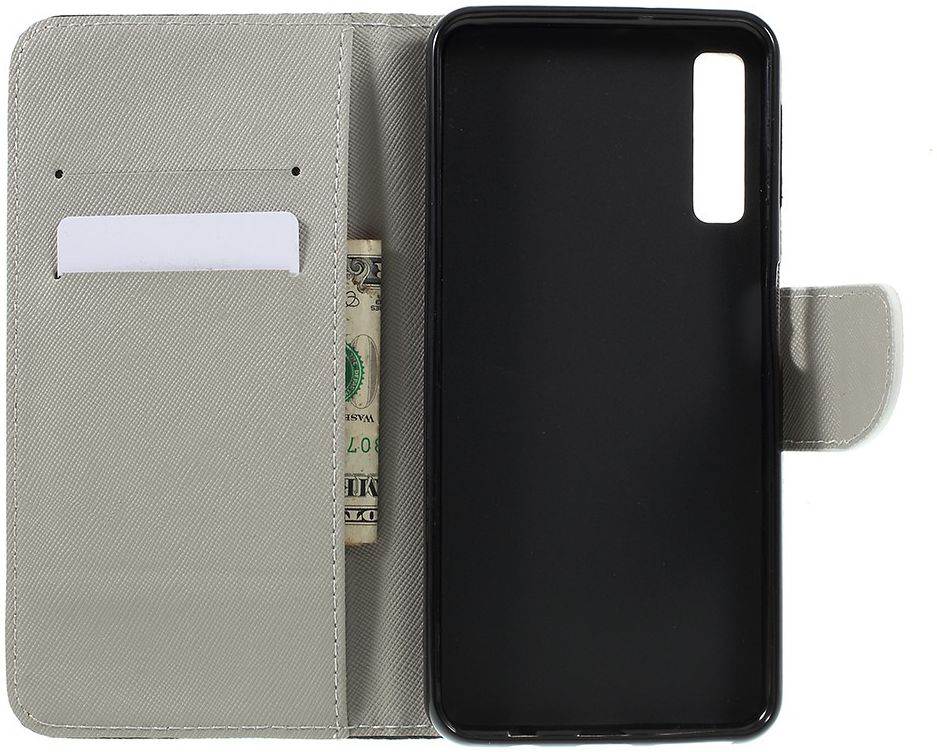 Samsung Galaxy A7 (2018) Portemonnee hoesje Angry Bear afbeelding 14