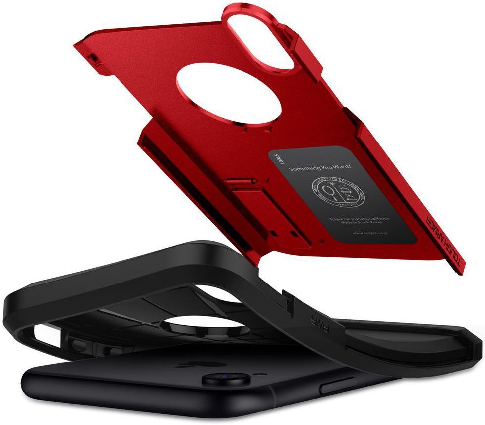 Spigen Tough Armor Case Apple iPhone XR Red afbeelding 3