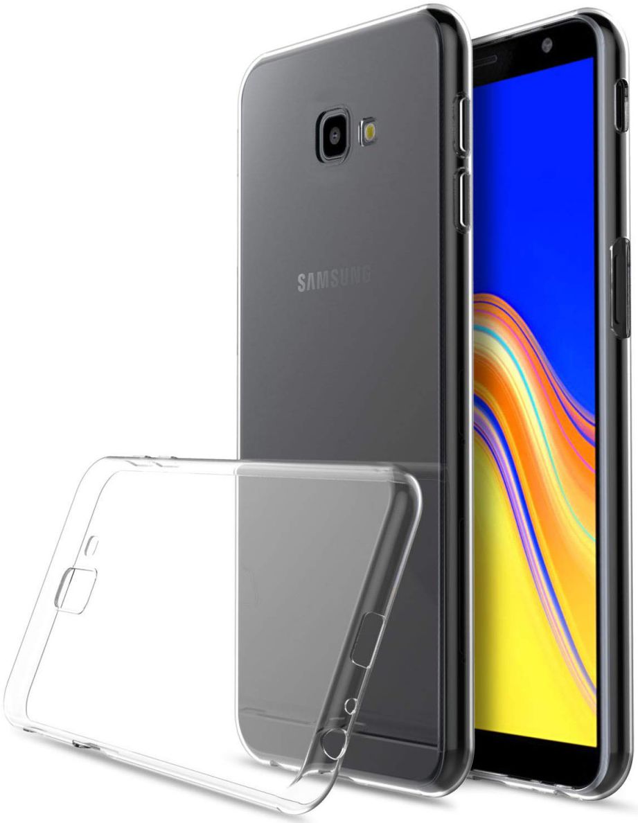 Samsung Galaxy J6 Plus Hoesje Dun TPU Transparant afbeelding 3