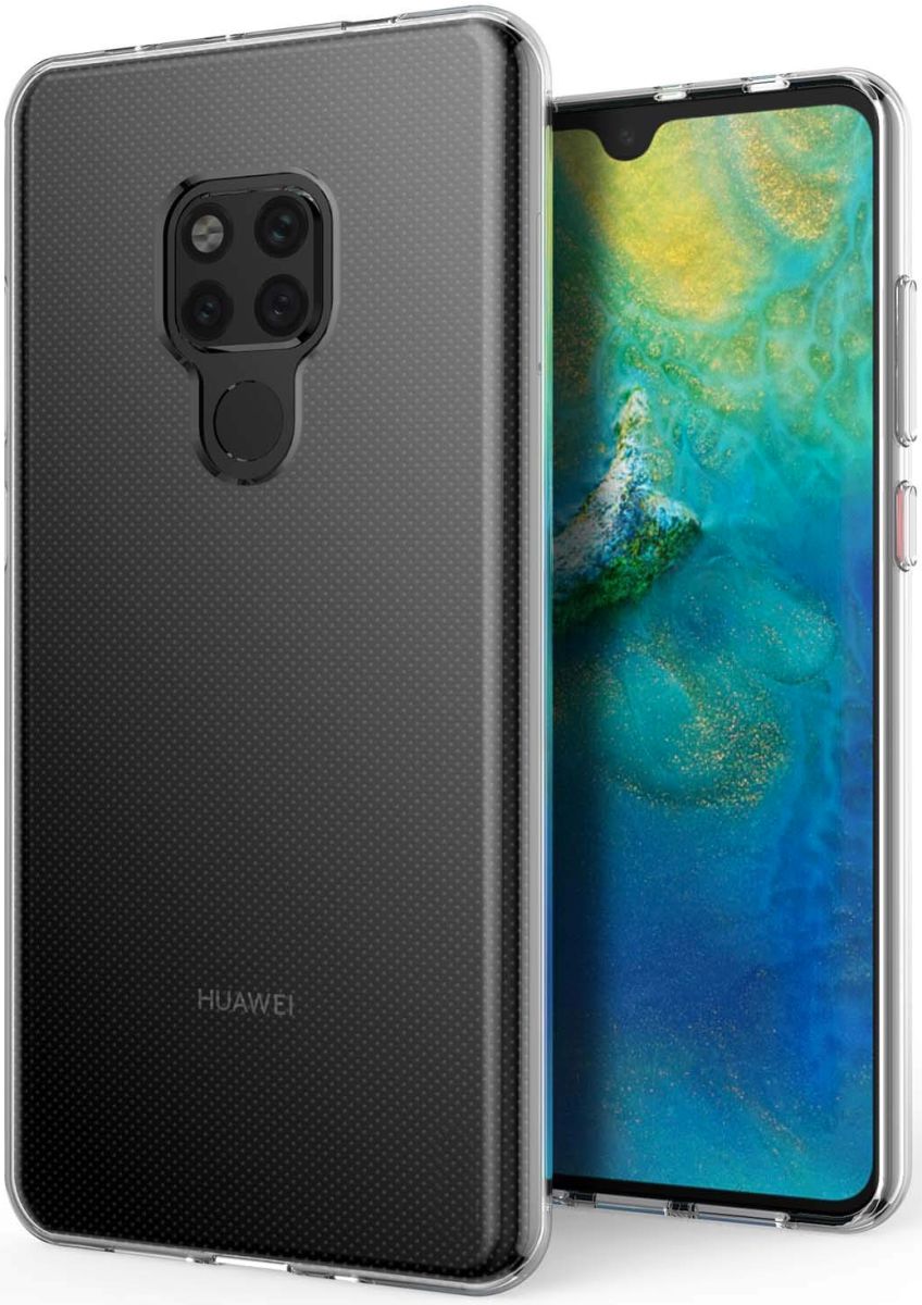 Huawei Mate 20 Hoesje Dun TPU Transparant afbeelding 1