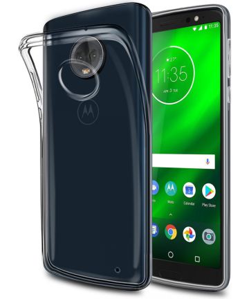 Originele Motorola Moto G6 Plus Back Cover Transparant Hoesjes