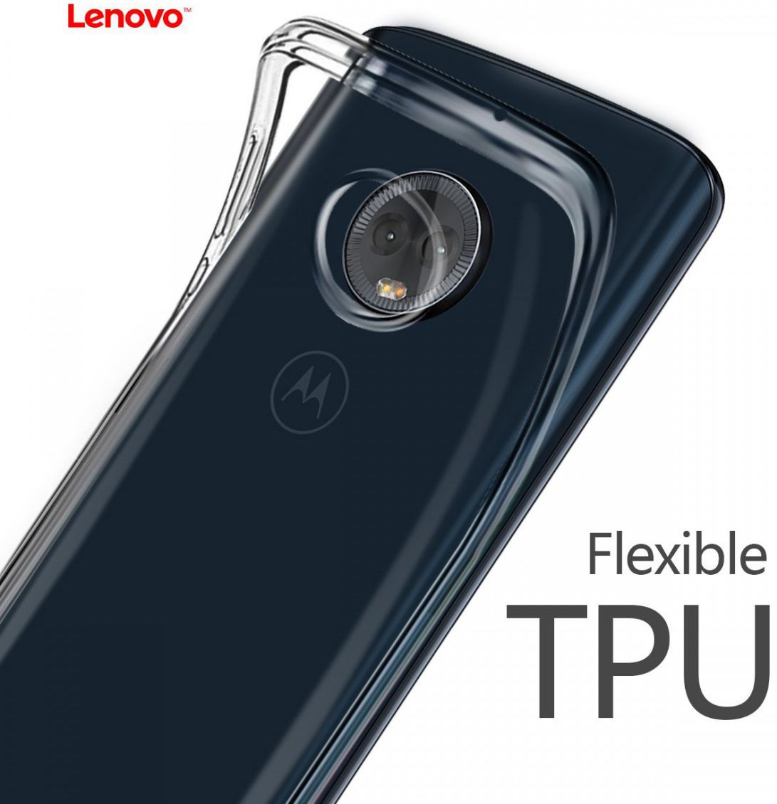 Originele Motorola Moto G6 Plus Back Cover Transparant afbeelding 4