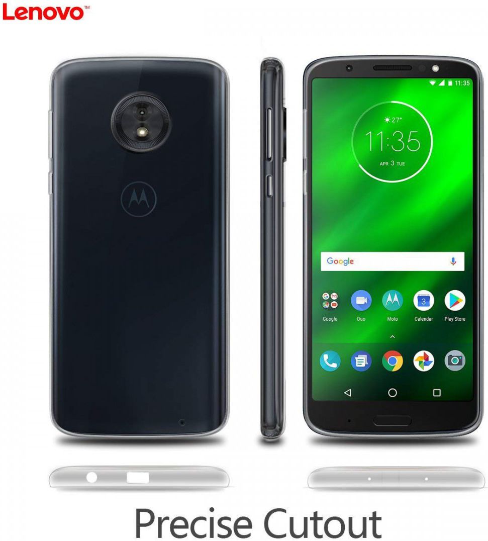 Originele Motorola Moto G6 Plus Back Cover Transparant afbeelding 6