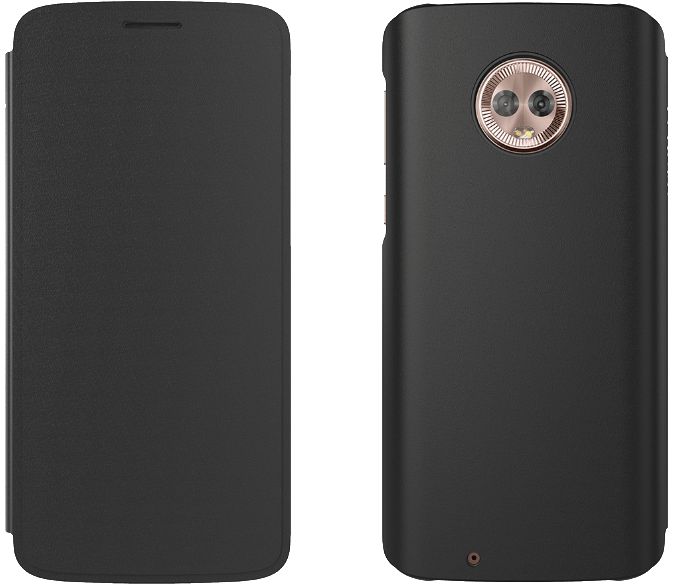Originele Motorola Moto G6 Flip cover Grijs afbeelding 2