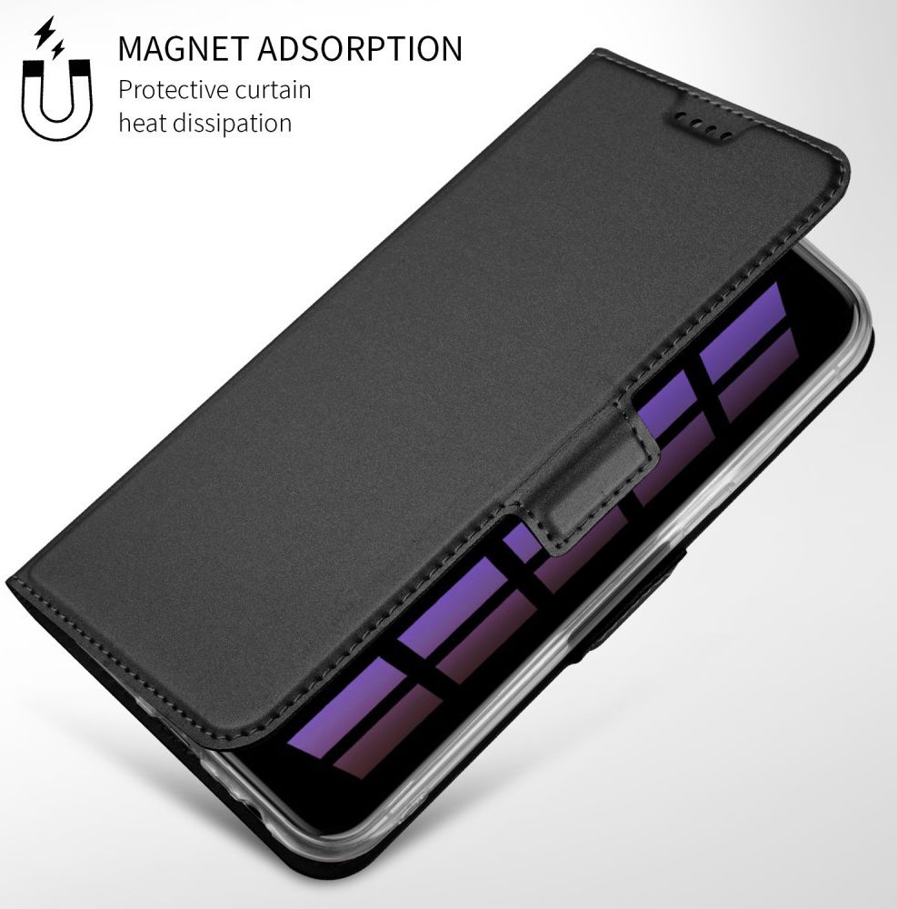 Samsung Galaxy A7 (2018) Card Holder Case Zwart afbeelding 2