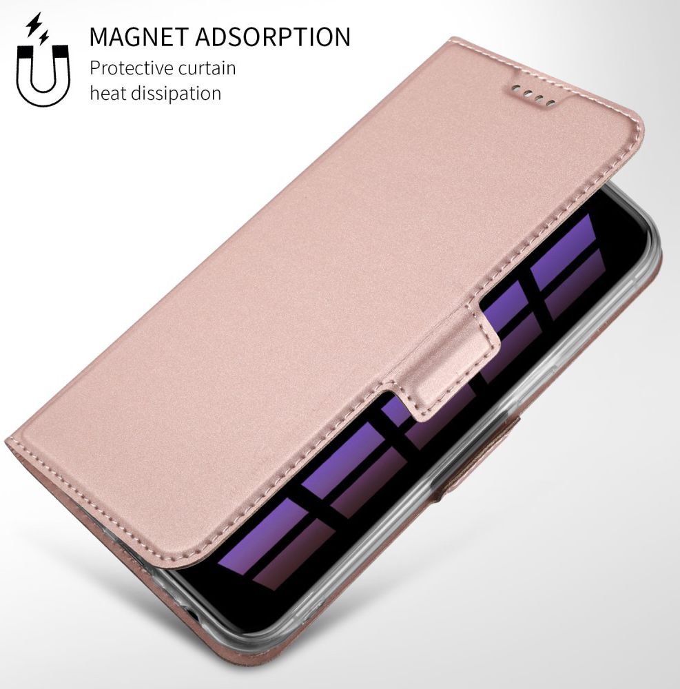 Samsung Galaxy A7 (2018) Card Holder Case Roze afbeelding 2
