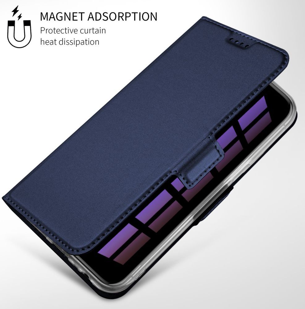 Samsung Galaxy A7 (2018) Card Holder Case Blauw afbeelding 2