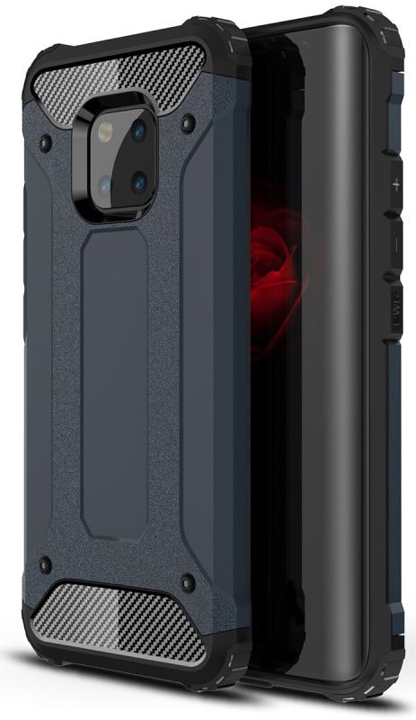 Huawei Mate 20 Pro Hybride Hoesje Blauw afbeelding 2