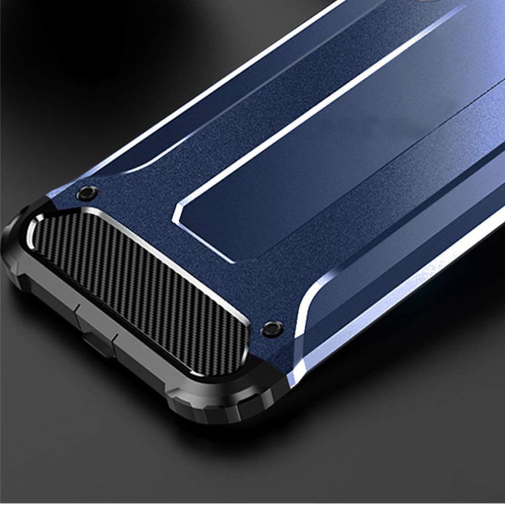Huawei Mate 20 Pro Hybride Hoesje Blauw afbeelding 3