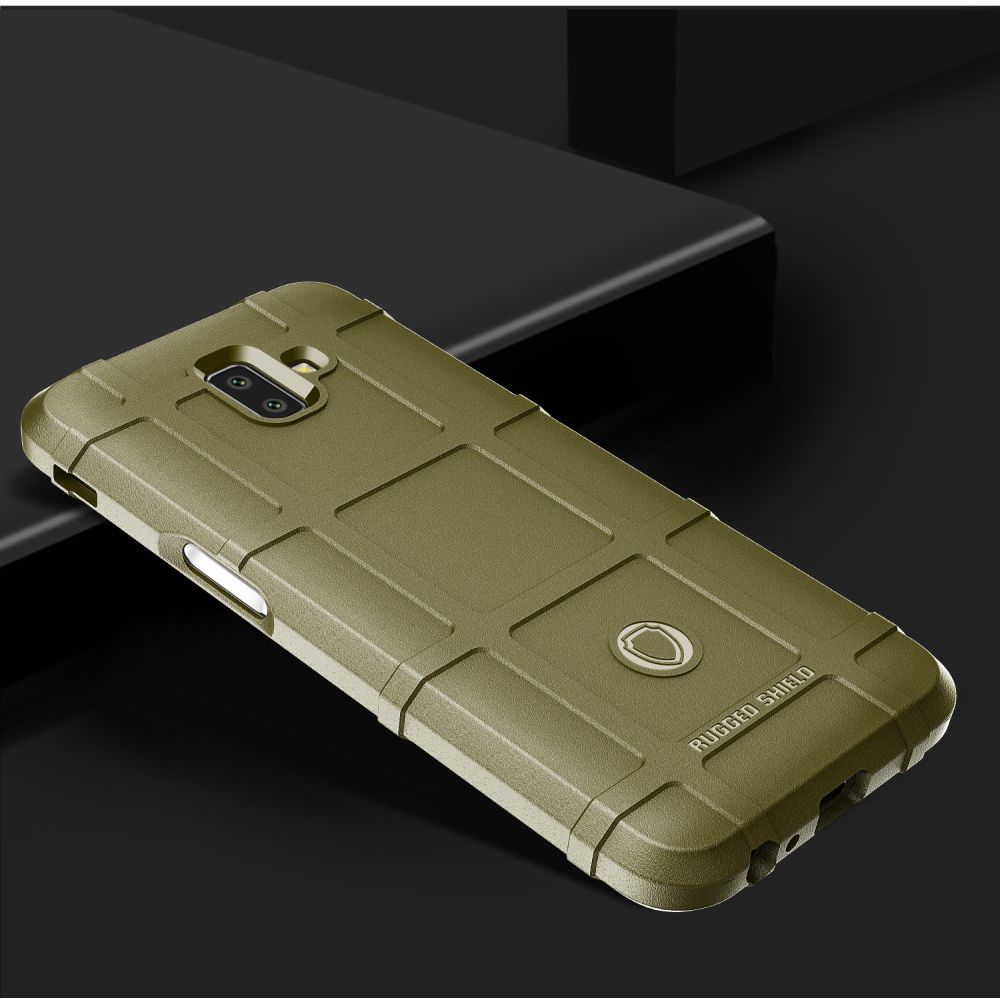 Samsung Galaxy J6 Plus TPU Hyrbide Hoesje Groen afbeelding 2