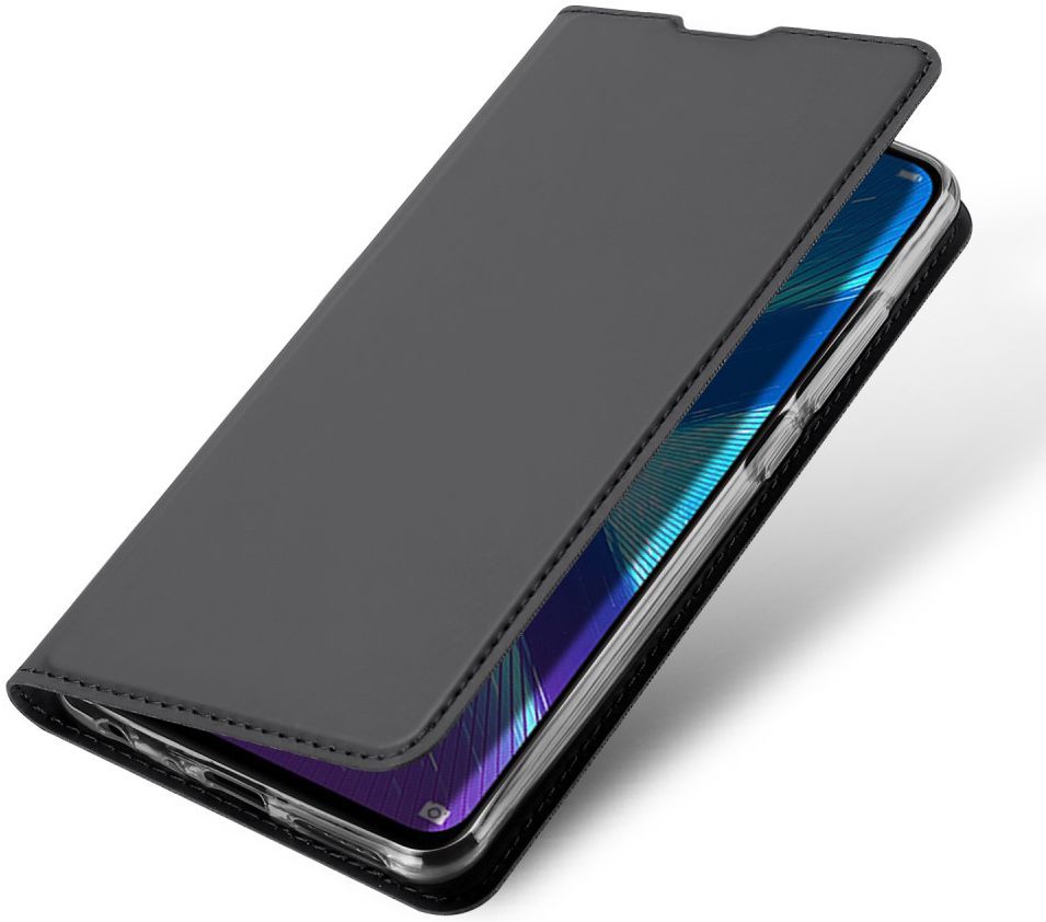 Dux Ducis Premium Book Case Honor 8X Hoesje met Kaarthouder Zwart afbeelding 1
