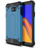 Samsung Galaxy J4 Plus Hyrbride Hoesje Blauw