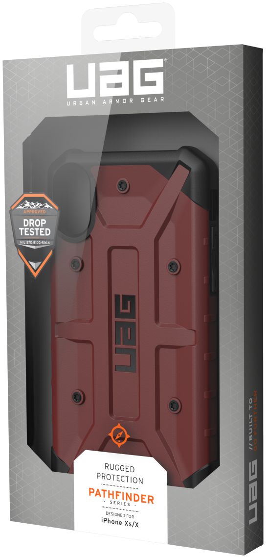 UAG Pathfinder Case Apple iPhone XS/X Carmine afbeelding 10