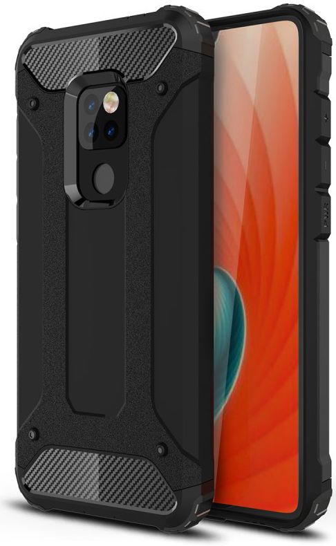 Huawei Mate 20 Hybride Hoesje Zwart afbeelding 1