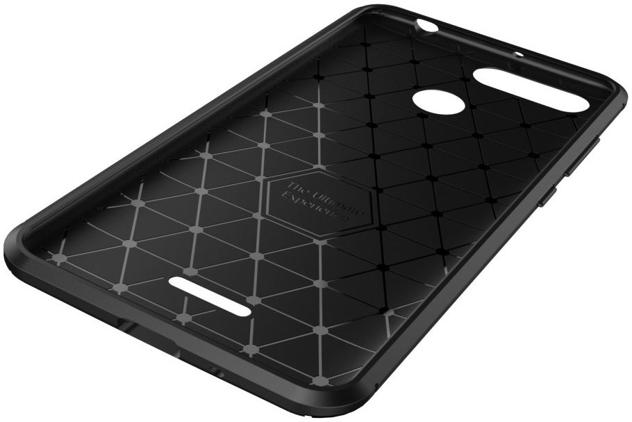 Xiaomi Redmi 6 Siliconen Carbon Hoesje Zwart afbeelding 14