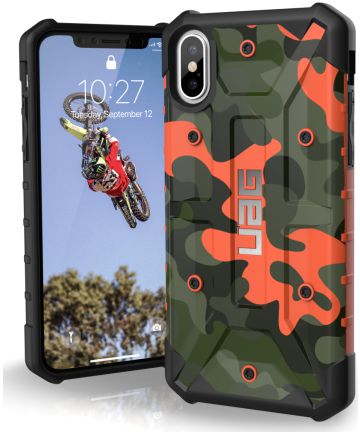 UAG Pathfinder Case Apple iPhone XS/X Hunter Camo Hoesjes