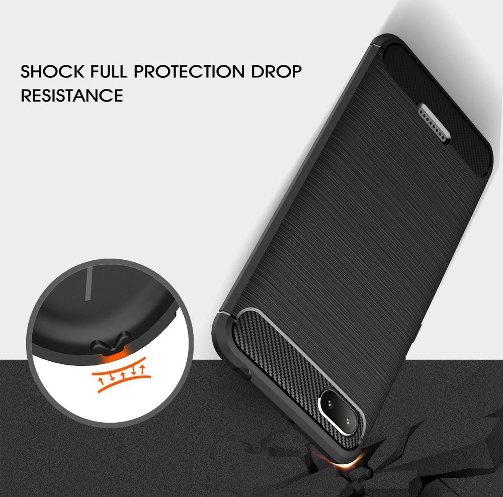 Xiaomi Redmi 6A Geborsteld TPU Hoesje Rood afbeelding 4