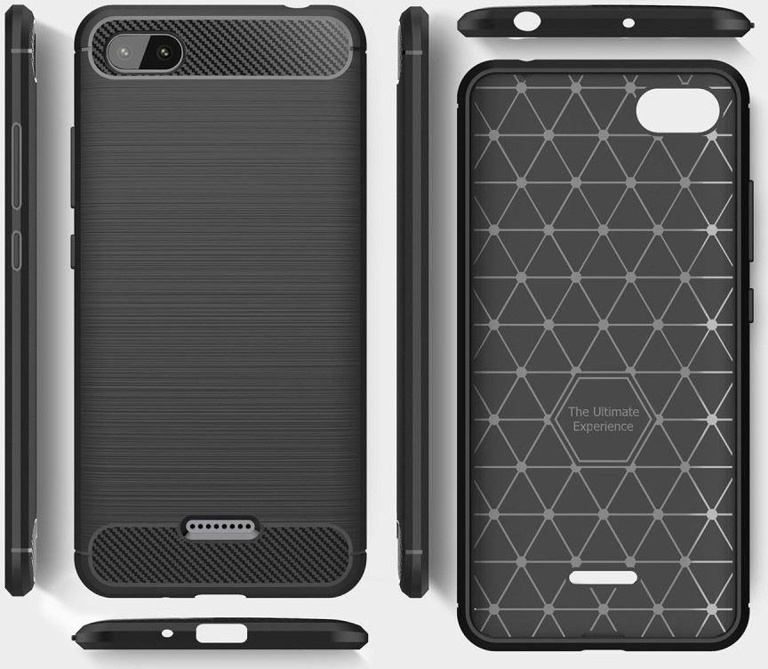 Xiaomi Redmi 6A Geborsteld TPU Hoesje Rood afbeelding 7
