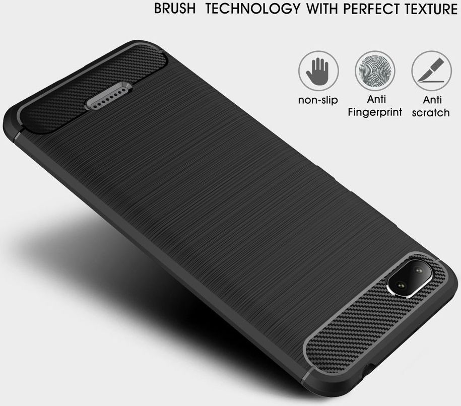 Xiaomi Redmi 6A Geborsteld TPU Hoesje Rood afbeelding 8