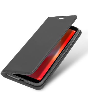 Xiaomi Redmi 6A Dux Ducis Portemonnee Hoesje Grijs Hoesjes