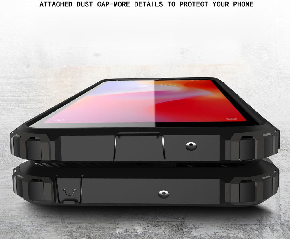 Xiaomi Redmi 6A Hybride TPU Hoesje Wit afbeelding 5