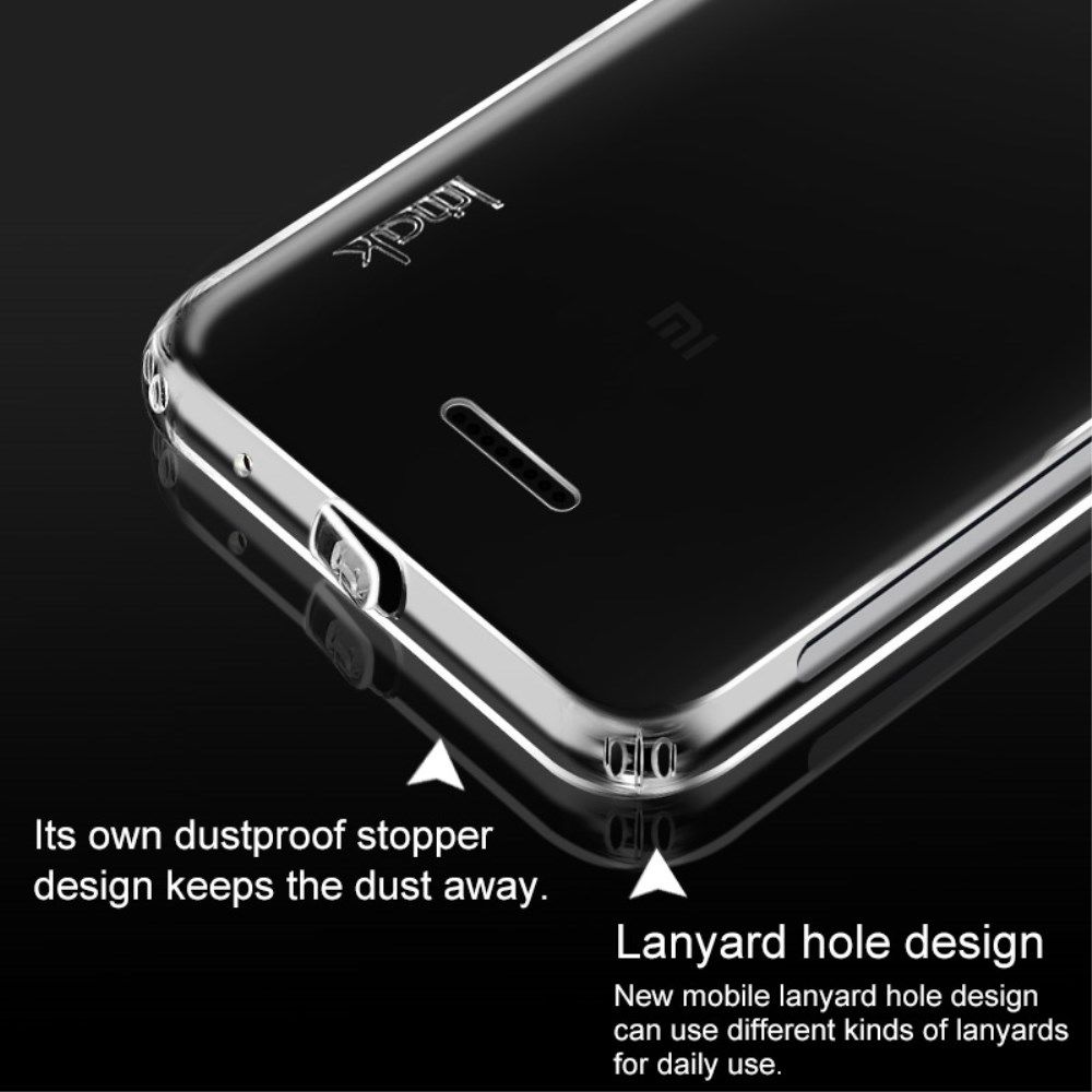 IMAK Xiaomi Redmi 6A Hoesje TPU met Screenprotector Transparant afbeelding 9