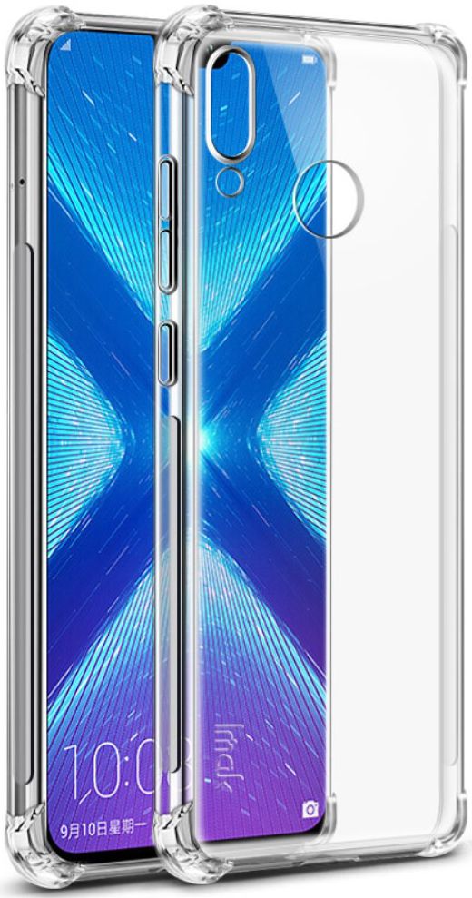IMAK Honor 8X Hoesje Flexibel TPU met Screenprotector Transparant afbeelding 2