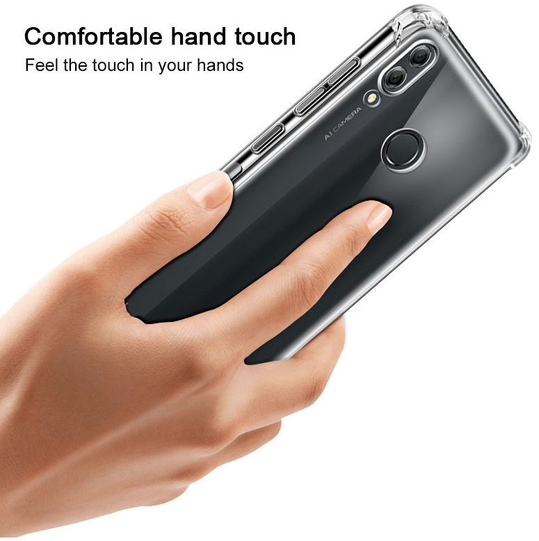 IMAK Honor 8X Hoesje Flexibel TPU met Screenprotector Transparant afbeelding 7