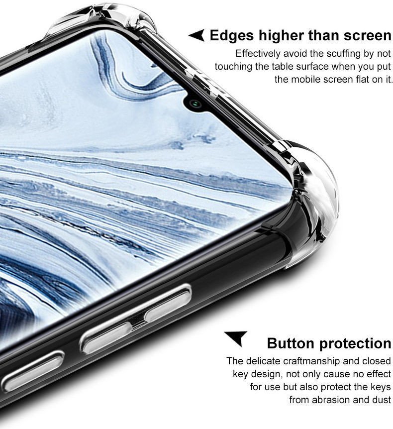 IMAK Asus ZenFone Max Pro M1 Hoesje met Screenprotector Transparant afbeelding 6